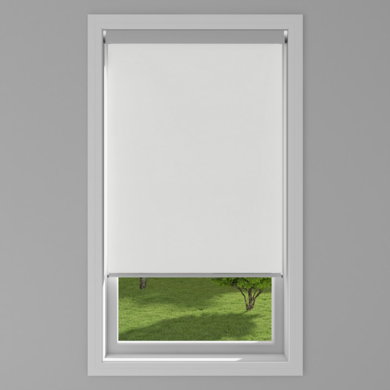 An image of Atlantex asc Electric Roller Blind - White