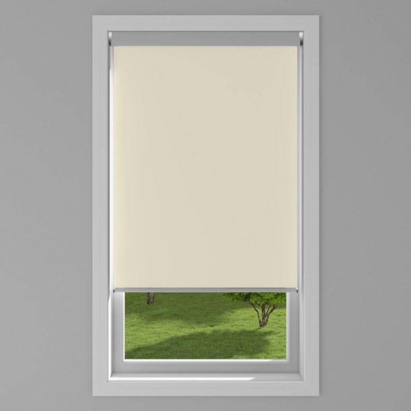 An image of Banlight Duo FR Electric Roller Blind - Calico