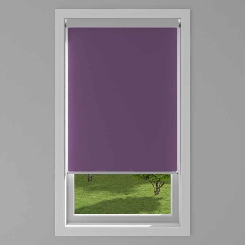 An image of Banlight Duo FR Electric Roller Blind - Iris