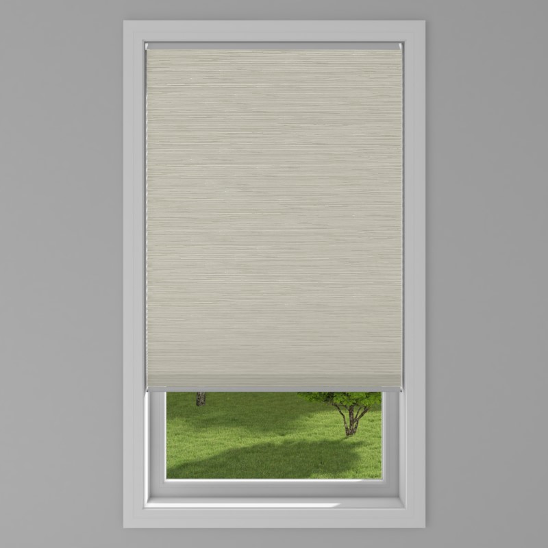 An image of Silkweave Blackout Electric Honeycomb Blind - Hills