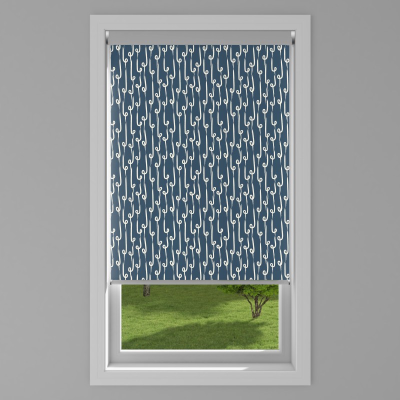 An image of Lana Electric Roller Blind - Navy