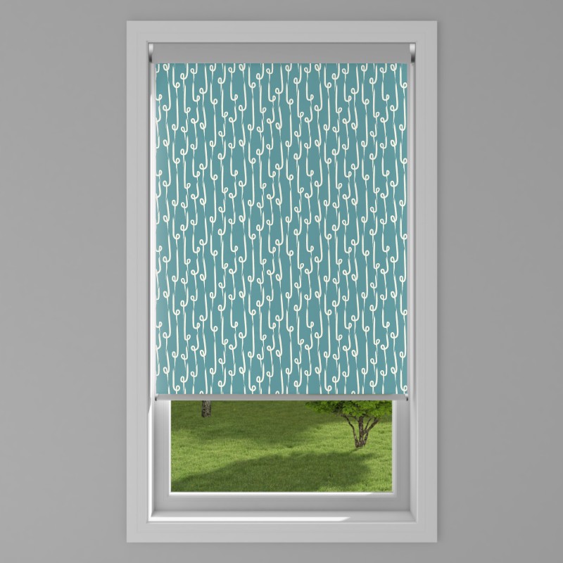 An image of Lana Electric Roller Blind -  Teal