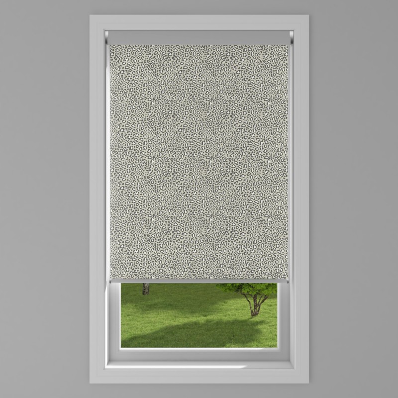 An image of Mono Leopard Blackout Electric Roller Blind - Neutral