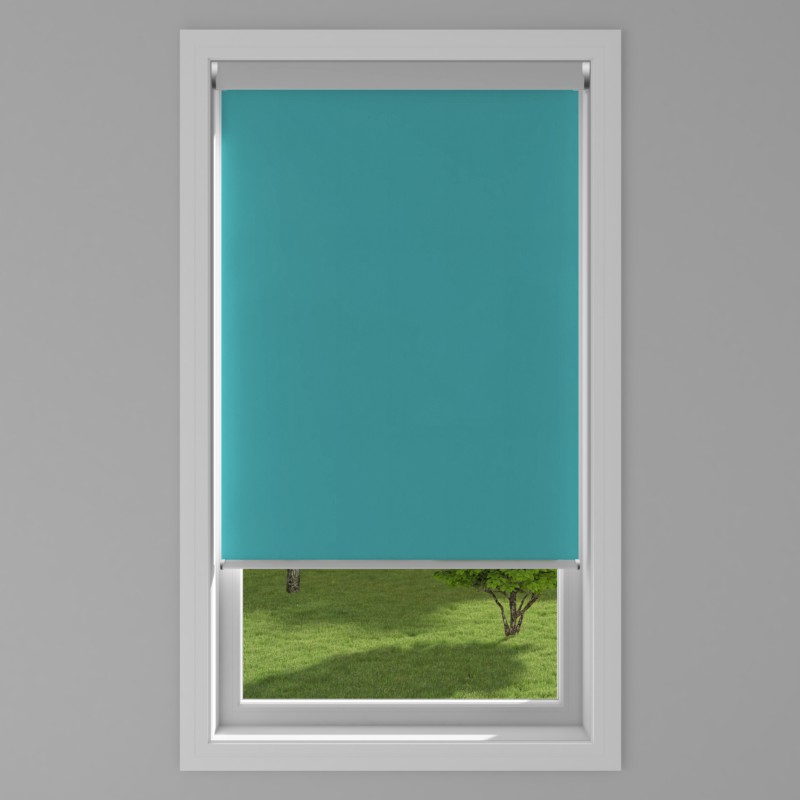 An image of Palette Electric Roller Blind - Teal