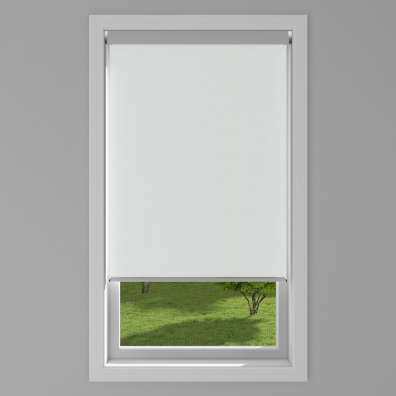 An image of Panama Pro 3% Electric XL Roller Blind - White