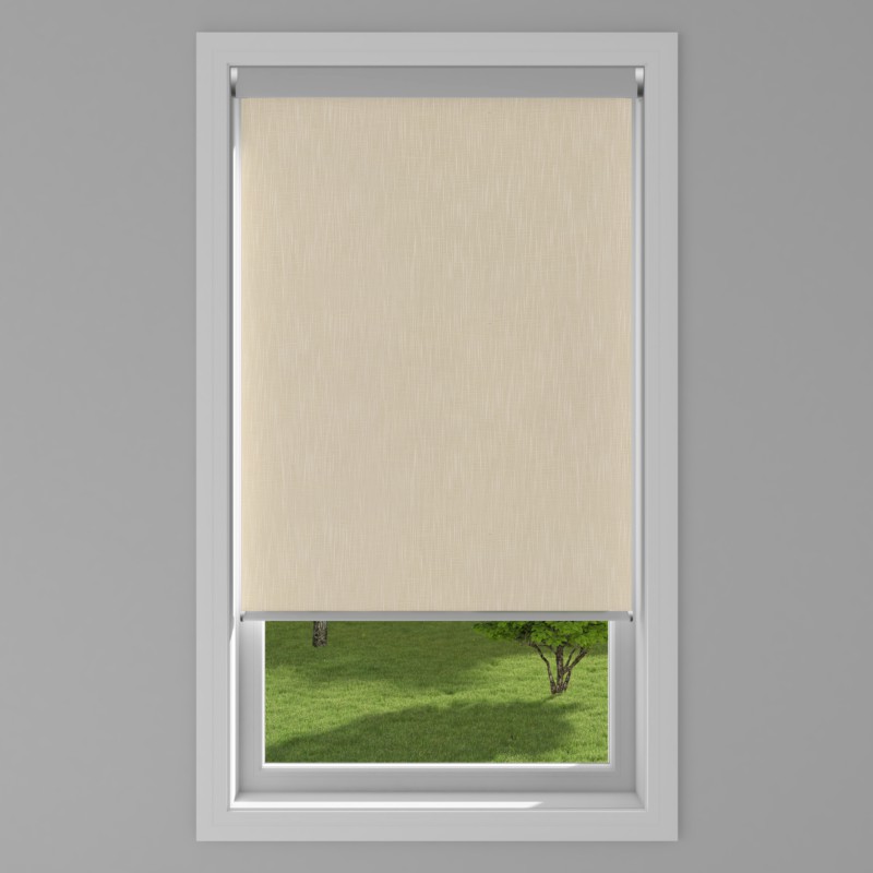 An image of Shantung Electric Roller Blind - Magnolia